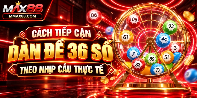 Cách tiếp cận dàn đề 36 số theo nhịp cầu thực tế