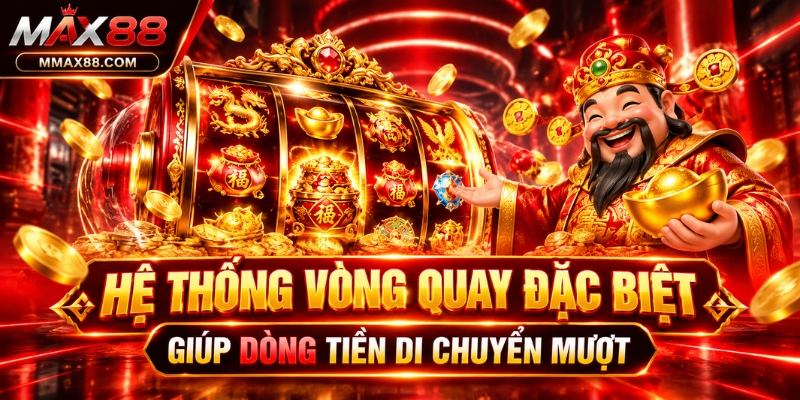 Hệ thống vòng quay đặc biệt giúp dòng tiền di chuyển mượt