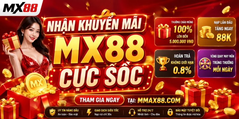 Nhận khuyến mãi MX88 cực sốc